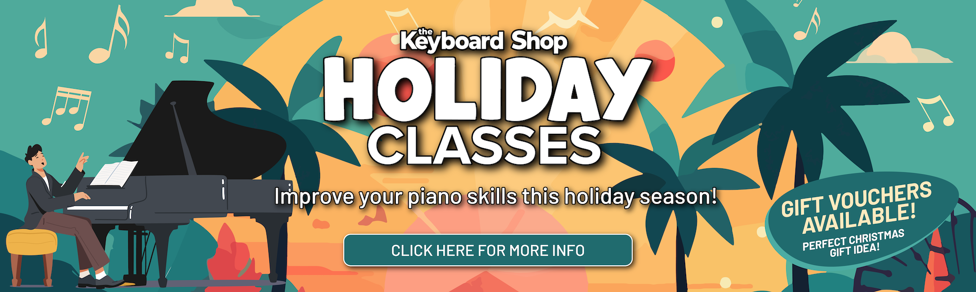 holiday classes the keyboard shop townsville queensland qld