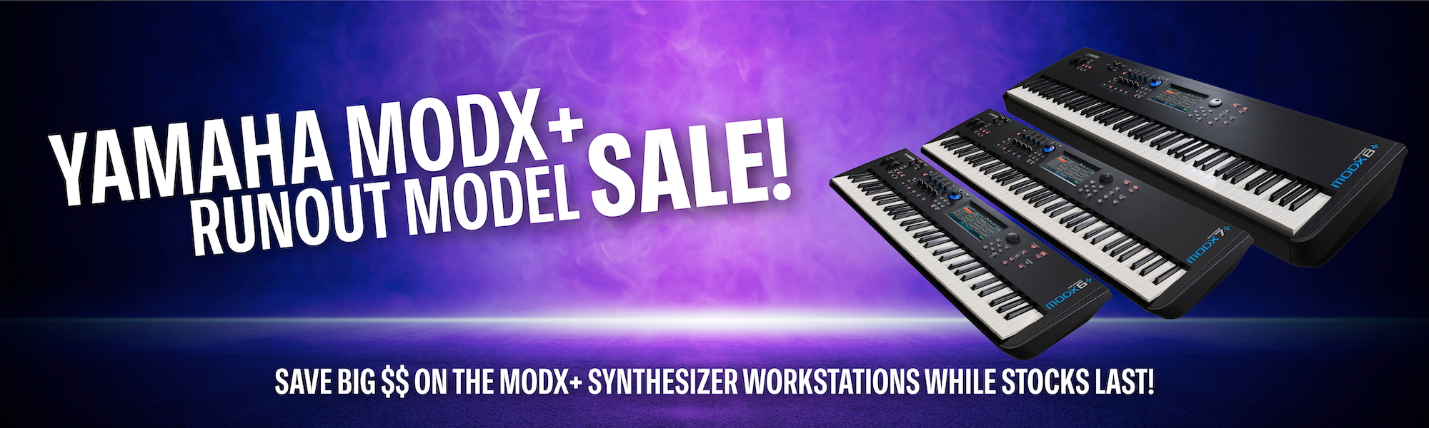 Yamaha modx+ runout model sale