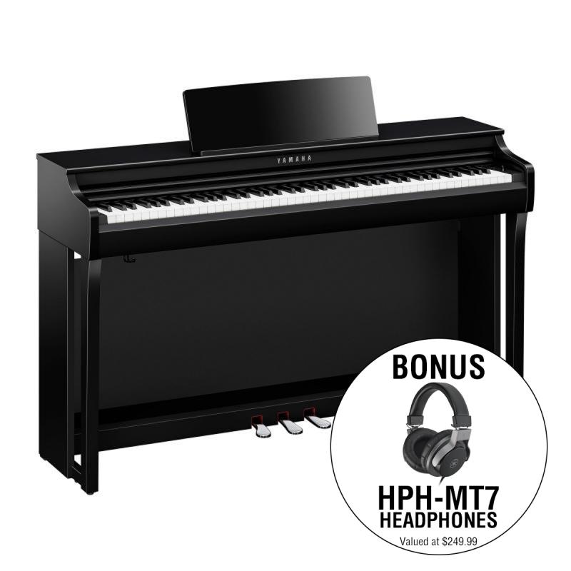 Yamaha CLP825PE Clavinova Digital Piano - Polished Ebony