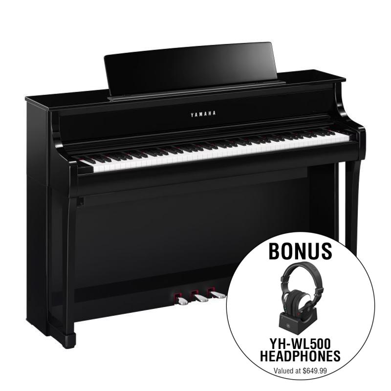 Yamaha CLP875PE Clavinova Digital Piano - Polished Ebony