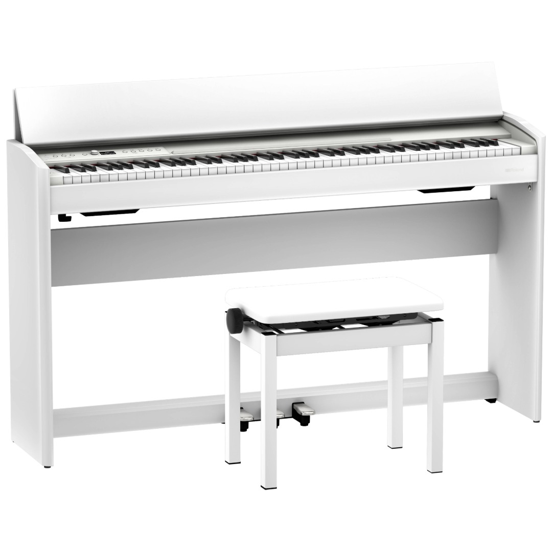 Roland F701 Digital Piano - White
