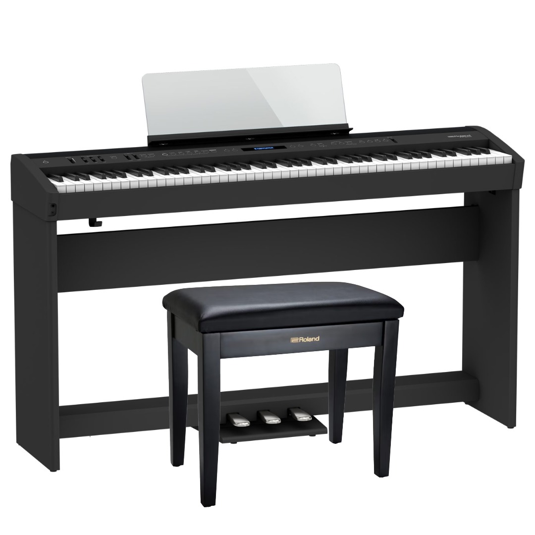 Roland FP60X Digital Piano BUNDLE - Black