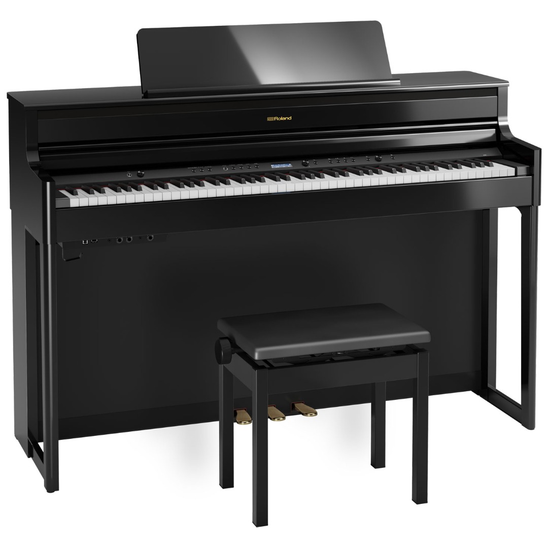 Roland HP704 Digital Piano - Polished Ebony