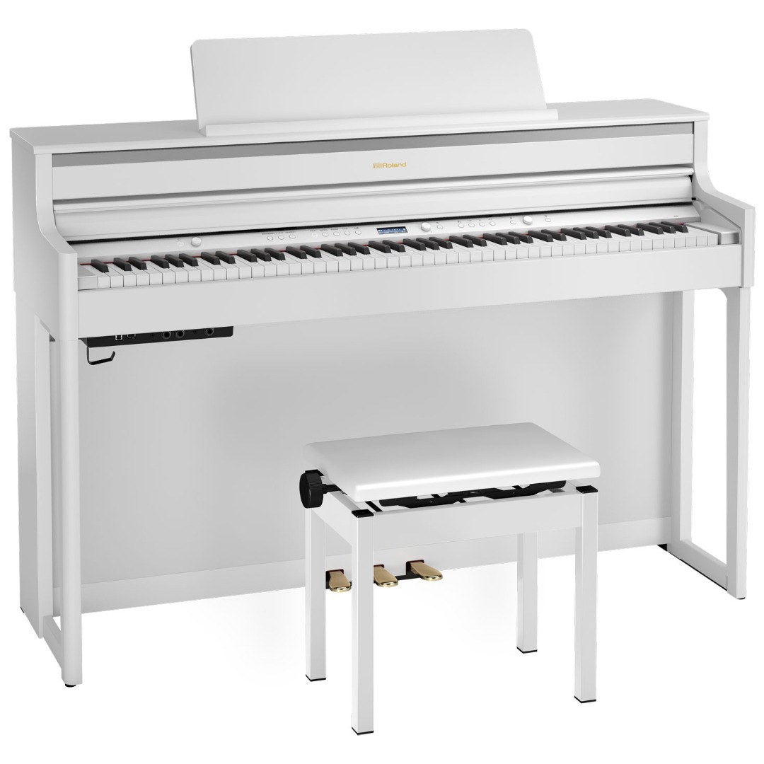 Roland HP704 Digital Piano - White