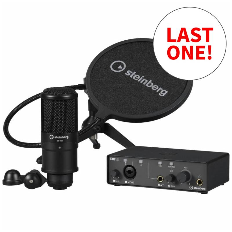 Steinberg IXO12 USB-C Audio Interface Podcast Pack