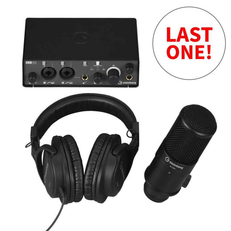 Steinberg IXO22 USB-C Audio Interface Recording Pack