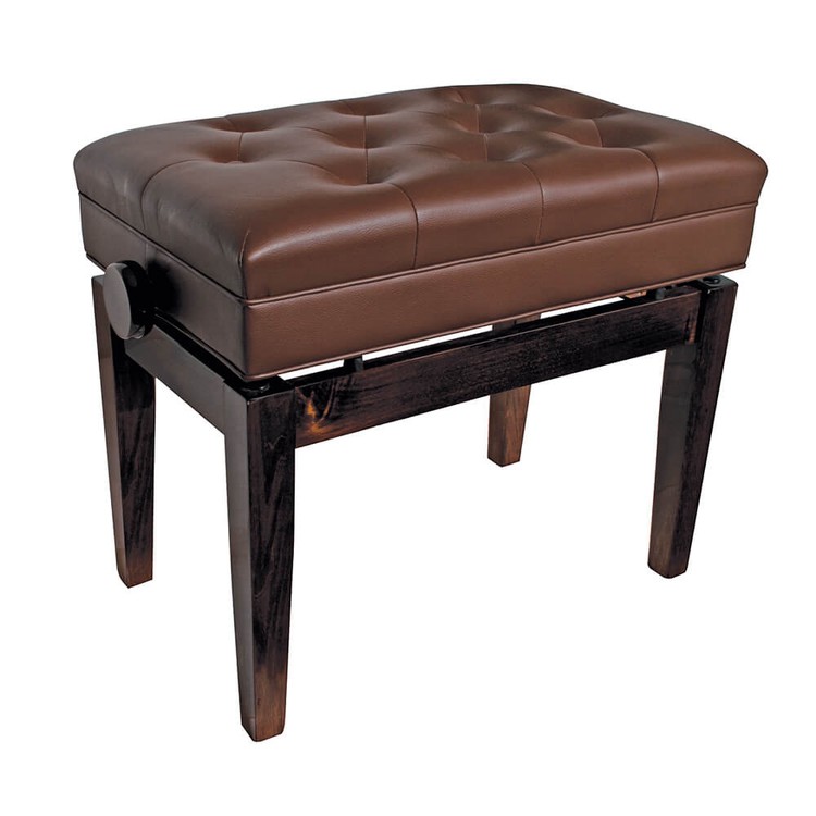 AMS KTW15W Piano Stool Height Adjustable - Walnut