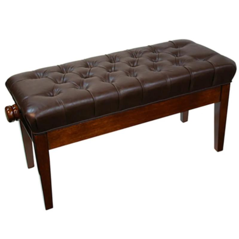 Linley Adjustable Duet Piano Bench - Walnut