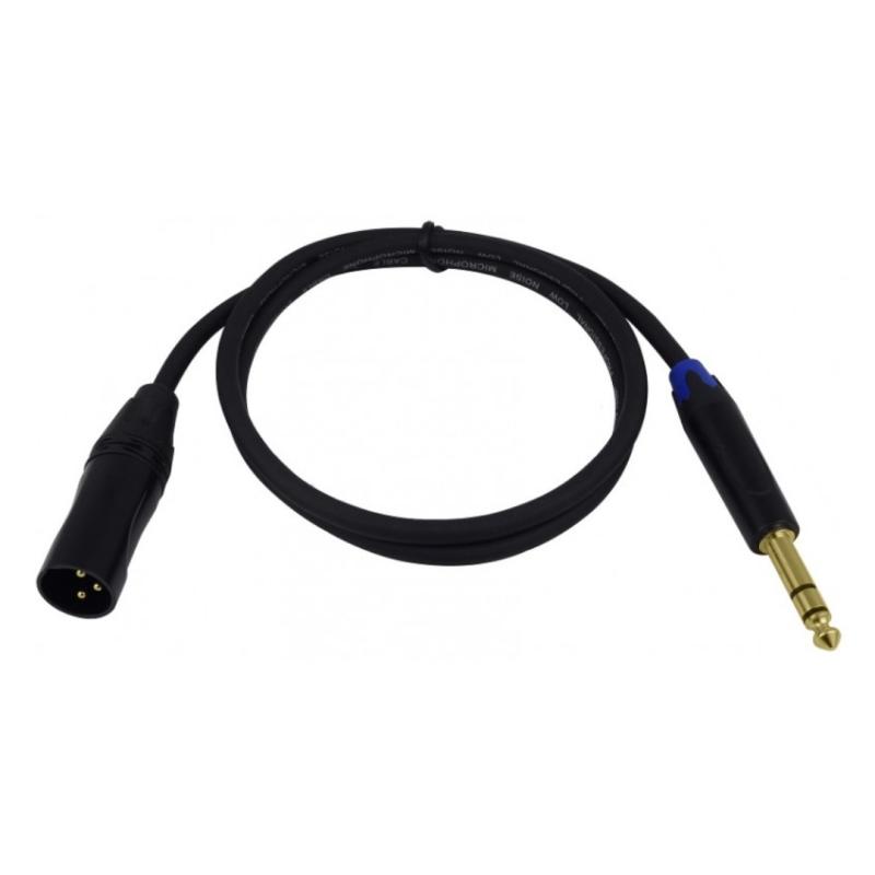 Crius Tech MXTRS-1M - Male XLR to Male TRS Audio Cable