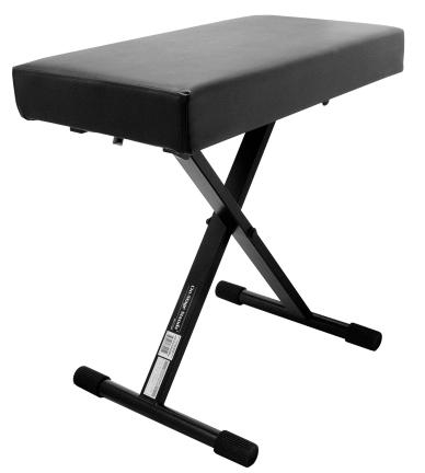 On-Stage Deluxe X Style Bench Adjustable Piano Stool