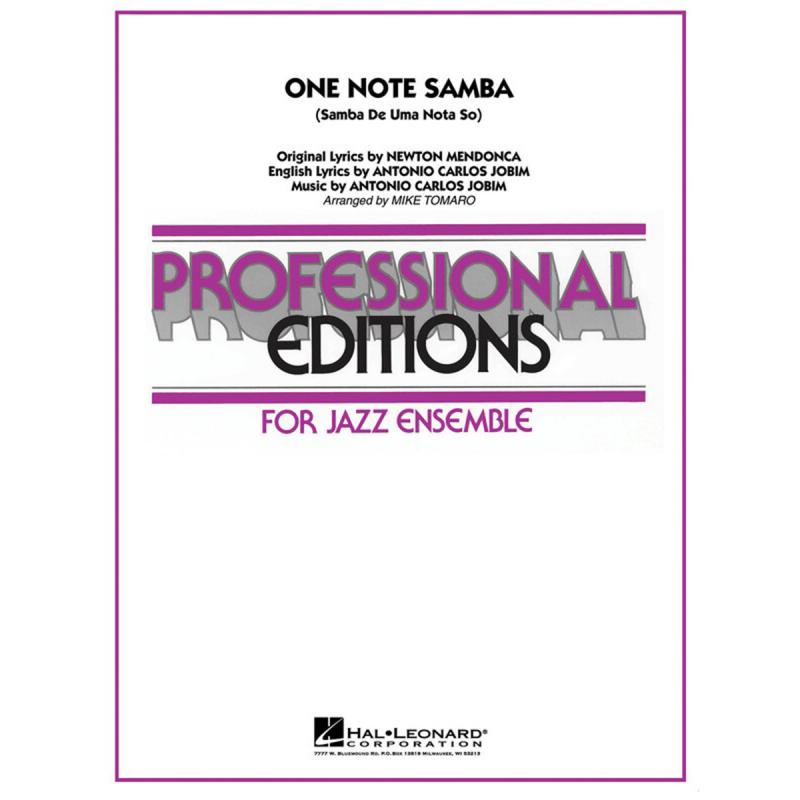 One Note Samba - Professional Editions for Jazz Ensemble