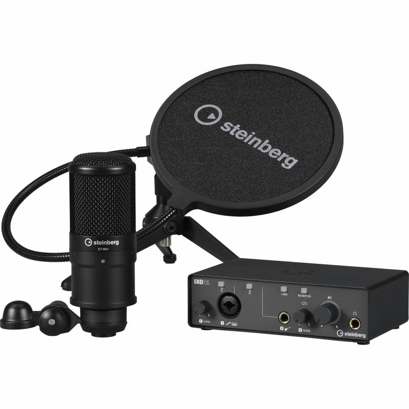 Steinberg IXO12 USB-C Audio Interface Podcast Pack