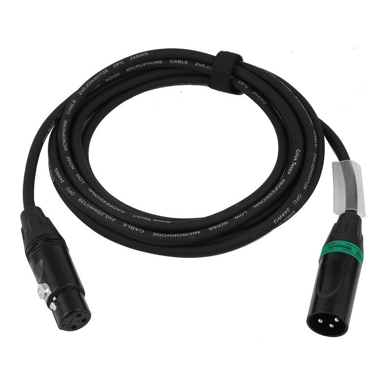 XLRG-3M - 3mtr XLR Male to Female Mic Cable